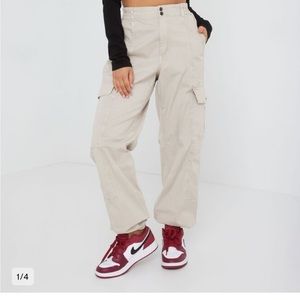 Khaki Cargo Pants from Garage